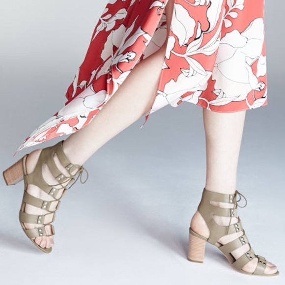 Loeffler Randall Hana Gladiator Sandals Olive 8M - Picture 1 of 10